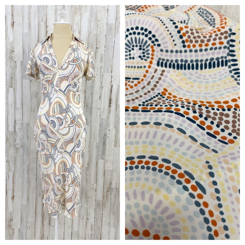 Diane Von Furstenberg silk shirt dress